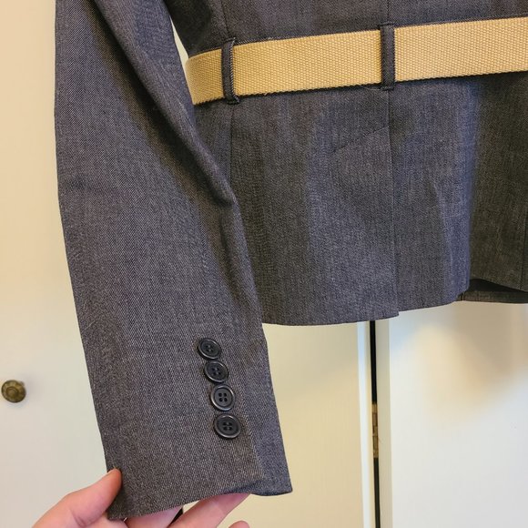 Bcbg denim belted blazer - Picture 10 of 10